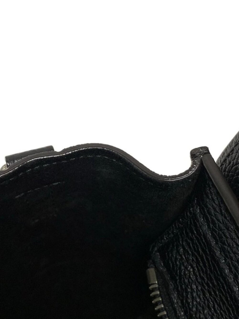 CELINE Luggage Nano Shopper - Black Drummed calfskin Handbag - Picture 9 of 15